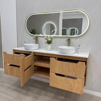 MALDIVES plywood bathroom vanity with DTC soft-close drawers