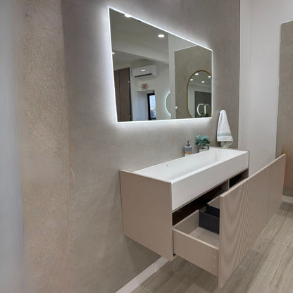 HAVANA bathroom vanity with Equinox LED touch sensor mirror